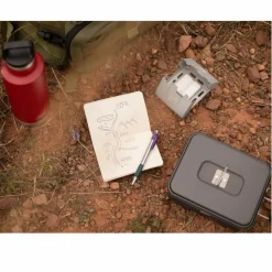 Discount TASCHENKOCHER MIT WINDSCHUTZ INKL. 2X27G TROCKENBRENNSTOFFTA Campingkocher