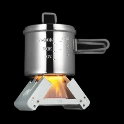 Discount TASCHENKOCHER MIT WINDSCHUTZ INKL. 2X27G TROCKENBRENNSTOFFTA Campingkocher