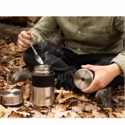 Esbit Campingtöpfe Und Campinggeschirr^TITAN BESTECK-SET, 3 TEILIG, MIT SILIKON-MANSCHETTE - Campingbesteck