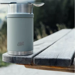 Esbit Campingtöpfe Und Campinggeschirr^TITAN BESTECK-SET, 3 TEILIG, MIT SILIKON-MANSCHETTE - Campingbesteck