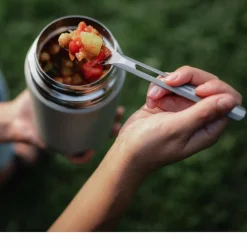 Esbit Campingtöpfe Und Campinggeschirr^TITAN BESTECK-SET, 3 TEILIG, MIT SILIKON-MANSCHETTE - Campingbesteck