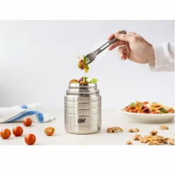 Esbit Campingtöpfe Und Campinggeschirr^TITAN BESTECK-SET, 3 TEILIG, MIT SILIKON-MANSCHETTE - Campingbesteck