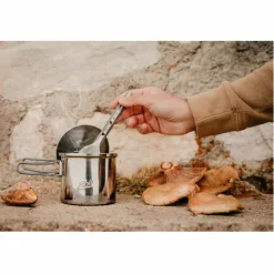 Esbit Campingtöpfe Und Campinggeschirr^TITAN BESTECK-SET, 3 TEILIG, MIT SILIKON-MANSCHETTE - Campingbesteck