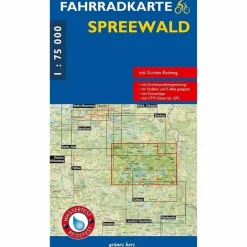 Fahrradkarten|Fahrradkarten^FAHRRADKARTE SPREEWALD 1:75 000 - Fahrradkarte
