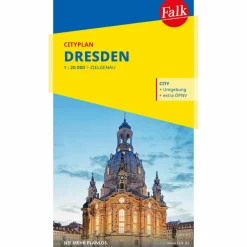 Sale FALK CITYPLAN DRESDEN 1:20.000 - Stadtplan Stadtpläne
