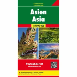 Online F+B ASIEN, KONTINENTKARTE 1:9 000 000 - Straßenkarte Straßenkarten|Straßenkarten