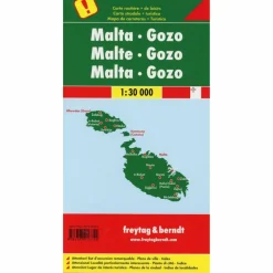 Straßenkarten|Straßenkarten^F+B AUTOKARTE MALTA - GOZO 1:30.000 - Straßenkarte