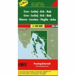 Sale F+B CRES - LOSINJ - KRK - RAB - Straßenkarte Straßenkarten|Straßenkarten