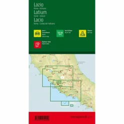 Straßenkarten|Straßenkarten^F&B LATIUM - ROM - VATIKAN 1 : 150 000 - Straßenkarte