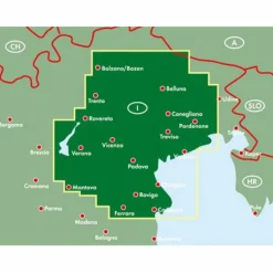 Straßenkarten|Straßenkarten^F&B VENETIEN - UDINE - VENEDIG - PADUA - Straßenkarte