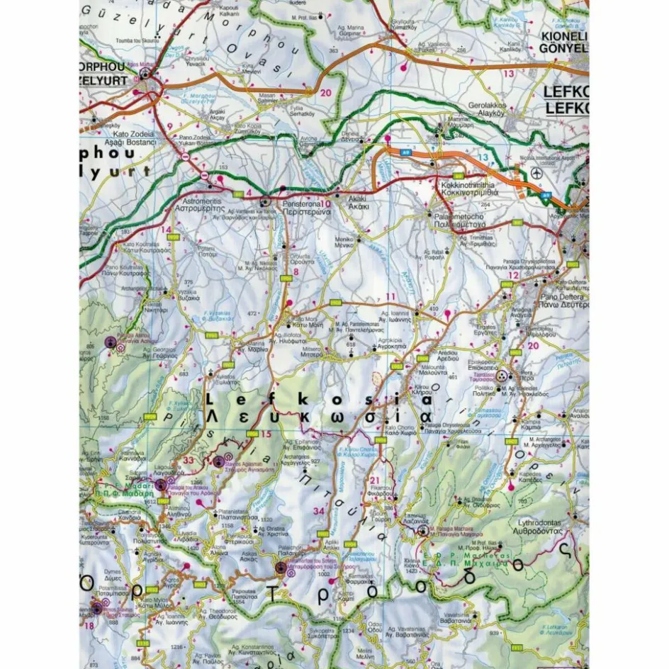 Discount F+B ZYPERN 1 : 150.000 - Straßenkarte Straßenkarten|Straßenkarten