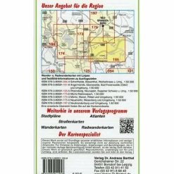 Fahrradkarten|Wanderkarten Und Winterkarten^FELDBERGER SEEN, FÜRSTENBERG, LYCHEN UND UMGEBUNG - Wanderkarte