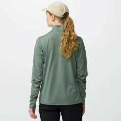 Damen Fjällräven Funktionsunterwäsche|Shirts Und Tops^ABISKO DAY HIKE HALF ZIP W Damen - Funktionsshirt