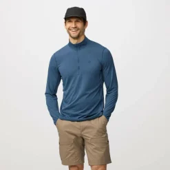 Outlet ABISKO DAY HIKE HALF ZIP M Herren - Funktionsshirt Herren Funktionsunterwäsche|Shirts Und Tops