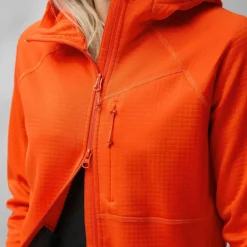 ABISKO GRID FLEECE HOODIE W Damen - Fleecejacke Damen Pullover Und Fleecepullover|Outdoorjacken