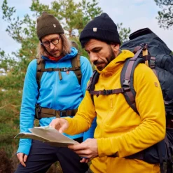 Best ABISKO GRID FLEECE HOODIE M Herren - Fleecejacke Herren Pullover Und Fleecepullover|Outdoorjacken