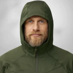 Best ABISKO GRID FLEECE HOODIE M Herren - Fleecejacke Herren Pullover Und Fleecepullover|Outdoorjacken