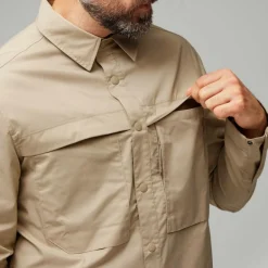 Hot ABISKO TRAIL SHIRT LS M Herren - Outdoor Hemd Herren Hemden