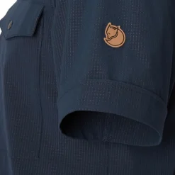 Herren Fjällräven Hemden^ABISKO TREKKING SHIRT SS M Herren - Outdoor Hemd