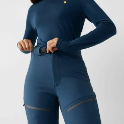 Damen Fjällräven Outdoorhosen^BERGTAGEN TOURING TROUSERS W Damen - Softshellhose