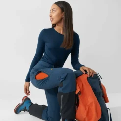 Damen Fjällräven Outdoorhosen^BERGTAGEN TOURING TROUSERS W Damen - Softshellhose