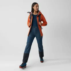 Damen Fjällräven Outdoorhosen^BERGTAGEN TOURING TROUSERS W Damen - Softshellhose
