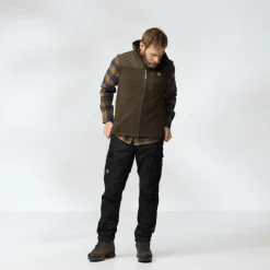 Herren Fjällräven Outdoorjacken^BUCK FLEECE VEST M Herren - Fleeceweste