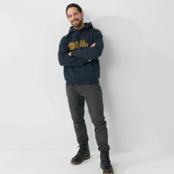 Herren Fjällräven Pullover Und Fleecepullover^FJÄLLRÄVEN LOGO HOODIE M Herren - Hoodie