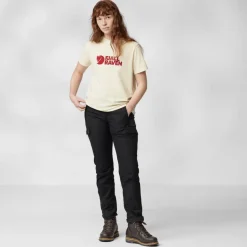 FJÄLLRÄVEN LOGO TEE W Damen - T-Shirt Damen Shirts Und Tops