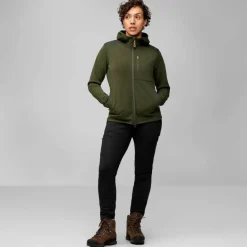 New KEB FLEECE HOODIE W Damen - Fleecejacke Damen Pullover Und Fleecepullover|Outdoorjacken