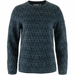 Damen Fjällräven Pullover Und Fleecepullover^SNOW ROUND NECK SWEATER W Damen - Strickpullover