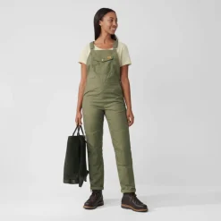 Damen Fjällräven Outdoorhosen^VARDAG DUNGAREE TROUSERS W Damen - Freizeithose