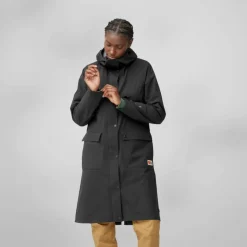 New VARDAG RAIN PARKA W Damen - Regenmantel Damen Outdoorjacken