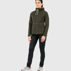 Damen Fjällräven Pullover Und Fleecepullover|Outdoorjacken^ÖVIK FLEECE HOODIE W Damen - Fleecejacke