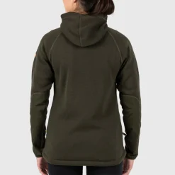 Damen Fjällräven Pullover Und Fleecepullover|Outdoorjacken^ÖVIK FLEECE HOODIE W Damen - Fleecejacke