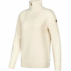 Damen Fjällräven Pullover Und Fleecepullover^ÖVIK HALF ZIP KNIT W Damen - Wollpullover