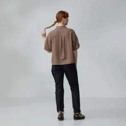 Damen Fjällräven Hemden^ÖVIK HEMP CAMP SHIRT SS W Damen - Outdoor Bluse