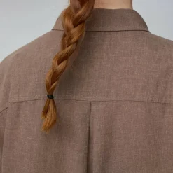 Damen Fjällräven Hemden^ÖVIK HEMP CAMP SHIRT SS W Damen - Outdoor Bluse