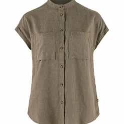 Damen Fjällräven Hemden^ÖVIK HEMP SHIRT SS W Damen - Outdoor Bluse
