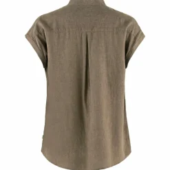 Damen Fjällräven Hemden^ÖVIK HEMP SHIRT SS W Damen - Outdoor Bluse