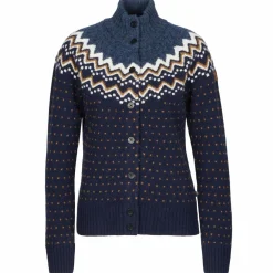 Damen Fjällräven Pullover Und Fleecepullover|Outdoorjacken^ÖVIK KNIT CARDIGAN W Damen - Wolljacke