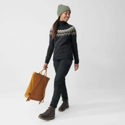 Discount ÖVIK KNIT ROLLER NECK W Damen - Wollpullover Damen Pullover Und Fleecepullover