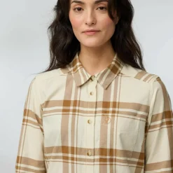Damen Fjällräven Hemden^ÖVIK LITE FLANNEL SHIRT W Damen - Flanellhemd