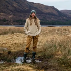 Damen Fjällräven Pullover Und Fleecepullover^ÖVIK WAFFLE KNIT W Damen - Wollpullover