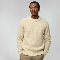 Best ÖVIK WAFFLE KNIT M Herren - Wollpullover Herren Pullover Und Fleecepullover