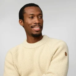 Best ÖVIK WAFFLE KNIT M Herren - Wollpullover Herren Pullover Und Fleecepullover