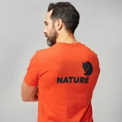 Herren Fjällräven Shirts Und Tops^WALK WITH NATURE T-SHIRT M Herren - T-Shirt