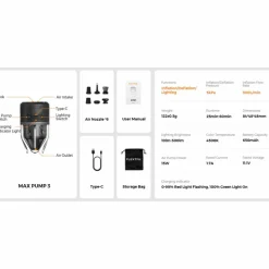 Clearance MAX PUMP 3 - Luftpumpe Luftpumpen Und Zubehör