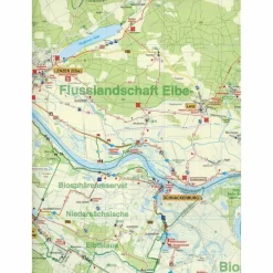 Online FLUSSLANDSCHAFT ELBE, WITTENBERGE Fahrradkarten|Wanderkarten Und Winterkarten