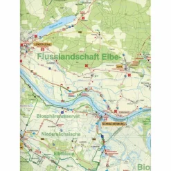 Online FLUSSLANDSCHAFT ELBE, WITTENBERGE Fahrradkarten|Wanderkarten Und Winterkarten